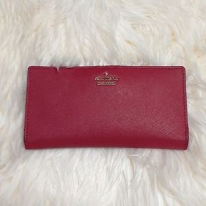 Kate Spade Pink Stacy Large Bifold Wallet